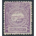 AUSTRALIA / NSW - 1888 1d mauve Sydney, perf. 12:12, crown NSW watermark, MH – SG # 253dc