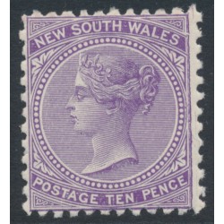 AUSTRALIA / NSW - 1905 10d violet QV, perf. 11½:12, crown A watermark, MH – SG # 346a