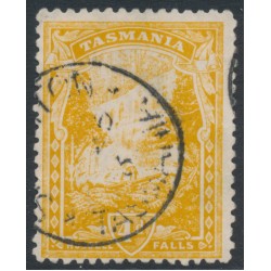 AUSTRALIA / TAS - 1912 4d orange-yellow Russell Falls, perf. 11, crown A watermark, used – SG # 247da