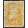 AUSTRALIA / TAS - 1912 4d orange-yellow Russell Falls, perf. 11, crown A watermark, used – SG # 247da
