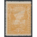 AUSTRALIA / TAS - 1907 4d pale yellow-brown Russell Falls, perf. 12½, crown A watermark, MH – SG # 247