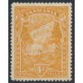 AUSTRALIA / TAS - 1907 4d pale yellow-brown Russell Falls, perf. 12½, crown A watermark, MH – SG # 247