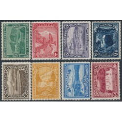 AUSTRALIA / TAS - 1900 ½d to 6d Pictorials set of 8, TAS watermark, MH – SG # 229-236