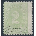 AUSTRALIA / NSW - 1891 2d green Postage Due, perf. 10:10, sideways watermark, CTO – SG # D3f