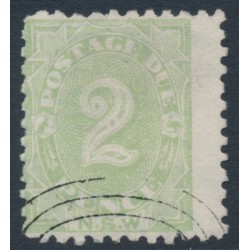 AUSTRALIA / NSW - 1891 2d green Postage Due, perf. 10:10, sideways watermark, CTO – SG # D3f