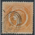 AUSTRALIA / NSW - 1862 8d red-orange Diadem, perf. 13:13, ‘8’ watermark, used – SG # 167a