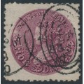 AUSTRALIA / NSW - 1883 5/- rose-lilac Coin, perf. 10:10, used – SG # 178