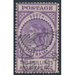 AUSTRALIA / SA - 1909 2/6 violet Long Tom, thick POSTAGE, crown A wmk, used – SG # 304