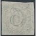AUSTRALIA / NSW - 1854 6d slate-green Diadem, imperforate, ‘6’ watermark, used – SG # 91