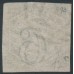 AUSTRALIA / NSW - 1854 6d grey Diadem, imperforate, ‘6’ watermark, used – SG # 94
