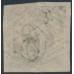 AUSTRALIA / NSW - 1854 6d greyish brown Diadem, imperforate, ‘6’ watermark, used – SG # 96