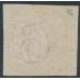 AUSTRALIA / NSW - 1854 6d greyish brown Diadem, imperforate, ‘6’ watermark, used – SG # 96