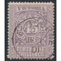 AUSTRALIA / VIC - 1890 45/- lilac Stamp Duty, perf. 12½, CTO – SG # 277