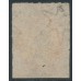 AUSTRALIA / SA - 1859 1/- orange QV, large star watermark, rouletted, used – SG # 18