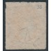 AUSTRALIA / SA - 1866 10d on 9d orange QV, large star watermark, rouletted, used – SG # 35