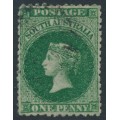 AUSTRALIA / SA - 1868 1d dark green QV, perf. 11½:12½, used – SG # 64