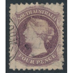 AUSTRALIA / SA - 1872 4d dull lilac QV, perf. 10:12½, used – SG # 103