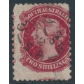 AUSTRALIA / SA - 1870 2/- carmine QV, perf. 12:10, used – SG # 110