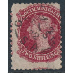 AUSTRALIA / SA - 1870 2/- carmine QV, perf. 12:10, used – SG # 110