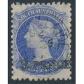 AUSTRALIA / SA - 1879 3d on 4d ultramarine QV, broad star watermark, used – SG # 112