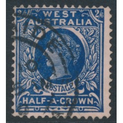 AUSTRALIA / WA - 1902 2/6 deep blue on rose QV, perf. 12½, used – SG # 125