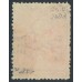 AUSTRALIA / VIC - 1887 5/- reddish purple on lemon Stamp Duty, perf. 12½, used – SG # 260d