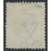 AUSTRALIA / VIC - 1886 1/- dull blue on lemon Stamp Duty, used – SG # 294a