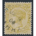 AUSTRALIA / VIC - 1899 3d bistre-olive QV, V crown watermark, used – SG # 361