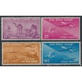 INDIA - 1954 Stamp Centenary set of 4, MH – SG # 348-351