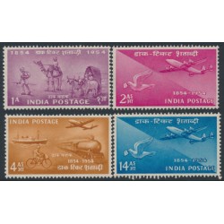 INDIA - 1954 Stamp Centenary set of 4, MH – SG # 348-351