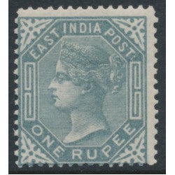INDIA - 1874 1R slate QV, elephant watermark, MH – SG # 79