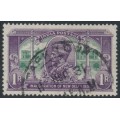 INDIA - 1931 1R violet/green New Delhi, stars pointing right, used – SG # 231