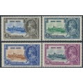 HONG KONG - 1935 3c to 20c KGV Jubilee set of 4, MH – SG # 133-136