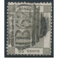 HONG KONG - 1865 96c brownish grey QV, crown CC watermark, used – SG # 19