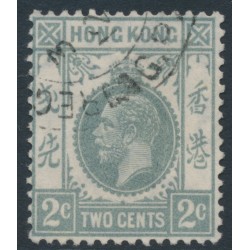 HONG KONG - 1937 2c grey KGV, multi script CA watermark, used – SG # 118c