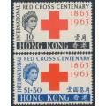 HONG KONG - 1963 Red Cross set of 2, MNH – SG # 212-213