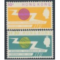 HONG KONG - 1965 ITU Centenary set of 2, MNH – SG # 214-215