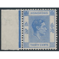 HONG KONG - 1946 30c blue KGVI definitive, MNH – SG # 152