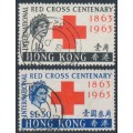 HONG KONG - 1963 Red Cross set of 2, used – SG # 212-213