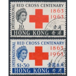 HONG KONG - 1963 Red Cross set of 2, used – SG # 212-213