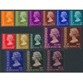 HONG KONG - 1973 10c to $20 QEII set of 14, crown CA watermark, used – SG # 283-296