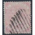 CEYLON - 1867 3d bright rose QV, perf. 14:14, crown CC watermark, used – SG # 62a