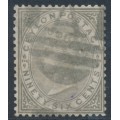 CEYLON - 1872 96c drab QV, perf. 14:14, crown CC watermark, used – SG # 132