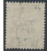 CEYLON - 1885 5c on 36c blue QV, perf. 14:14, crown CC watermark, used – SG # 156