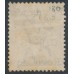 CEYLON - 1885 5c on 16c pale violet QV, perf. 14:14, crown CA watermark, used – SG # 180