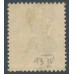 PERAK - 1891 2c on 24c green QV of The Straits Settlements, MH – SG # 49