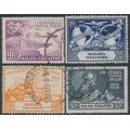 SINGAPORE - 1949 UPU set of 4, used – SG # 33-36