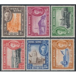 HONG KONG - 1941 Centenary of British Occupation set of 6, MH – SG # 163-168