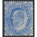 INDIA - 1902 2a6p ultramarine KEVII definitive, MH – SG # 126