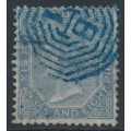 INDIA - 1867 6a8p slate QV, elephant watermark, used – SG # 72